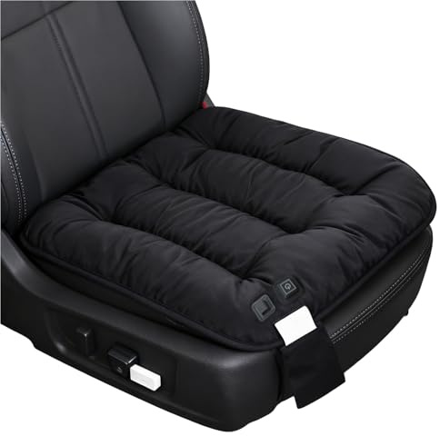 Coussin De Siège Auto Chauffant,Tapis de Fauteuil 5V à Chauffage Rapide | Coussin Anti-Froid | pour Bureau Étudiants Voyageurs Gamer Voiture Maison Fauteuil Roulant Camion SUV Berline Salon Chambre Bu