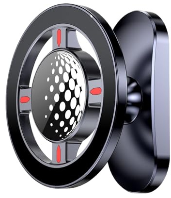 Tragbare magnetische Golfwagen-Handyhalterung – 360° drehbarer Ständer aus Legierung, universeller Smartphone-Halter, sicherer Armaturenbrett-Griff, für Herren und Damen, Golferclub, Golfplatz