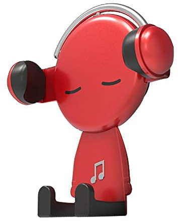 Dioche Car Vent Phone Holder Universal Stand för Bilar, Robust ABS Car Vent Phone Mount, Hands- Telefonhållare för Smartphones (Röd)