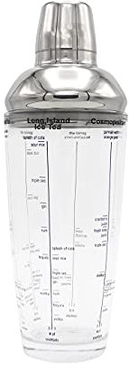 Houdini H4-013604T - Shaker da cocktail in vetro, 24 ounces