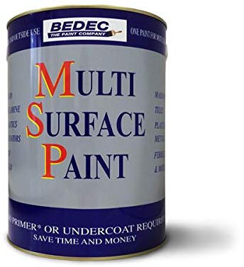 Bedec Multi Surface Paint Soft Matt Anthracite Grey 750ml