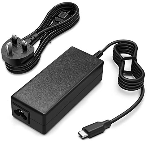Zosam 45W USB C Laptop Charger Compatible with HP, Dell, Lenovo, Acer, Asus, Samsung, Google, USB Type-C Power Adapter