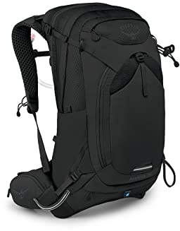 Osprey Manta 24L Men's Hiking Backpack with Hydraulics Reservoir, Black