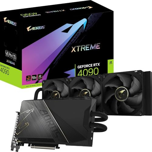GIGABYTE GeForce RTX 4090 AERO OC 24GB Graphics Card -24GB GDDR6X, 384bits, PCI-E 4.0, Core 2535Mhz, RGB fusion, Anti-sag bracket,Metal back plate,DP 1.4, HDMI 2.1a,NVIDIA DLSS 3,GV-N4090 AERO OC-24GD