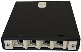 LINK Box mit 4 Anschlüssen für optische Faser-Steckverbinder SC Simplex oder LC Duplex für FTTH-Anwendungen aus Metall