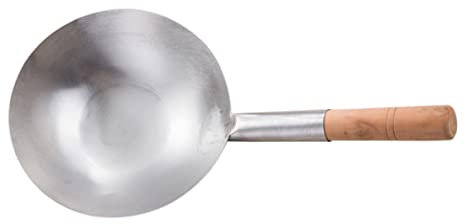Cabilock Cuchara De Servir De Acero Inoxidable Con Mango De Madera Utensilio Multiusos Para Ensaladas Sopas y Líquidos De Fácil De Limpiar y Manejar