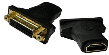 Mr. Gadget's Solutions Adaptateur HDMI femelle vers femelle/24 + 5 broches DVI HDMI femelle/DVI 24 + 5 femelles HDTV
