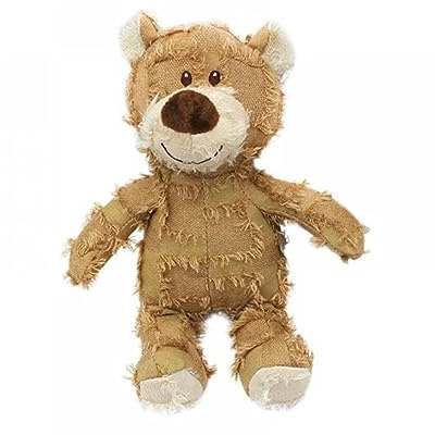 Unbreakable Bear Dog Toy, Unbreaka Bear, Indestructible Robust Bear, Hundespielzeug, Kauspielzeug Hund Fast Unzerstörbar, Quietschend Hunde Spielzeug, Unbreakable Bear Hundespielzeug (Braun, L)