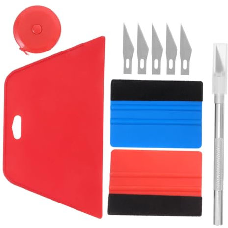 OSALADI Herramientas Para Aplicar y Tapiz Kit De Raspadores y Espátulas Para Instalación De Vinilo Herramientas Multifuncionales Para Aplicar y Remover