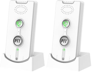 2 intercomunicadores inalámbricos para llamadas bidireccionales de voz doméstica, 1000 m, ultra larga distancia, portátil, inalámbrico, interfono de voz para personas mayores, intercomunicador de