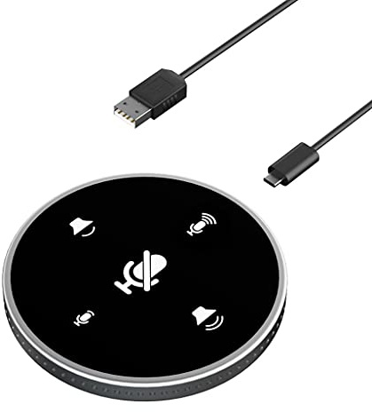 360° Omnidirectional Audio USB Conference Condenser Microphone Speakerphone