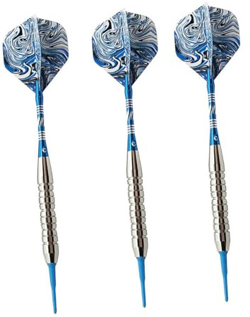 DECOMELODY 21g Elektronische Dartpfeile mit 3 Stück Softdarts aus Aluminium und Pet mit Praktischem Aufbewahrungsetui für Freizeit und Profi Spieler