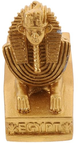 TOYANDONA Resin Sphinx Aquarium Dekoration Langlebig Bruchfest Realistische Ägyptische Figur Deko für Aquarium Landschaftsdesign und Wohnraumgestaltung