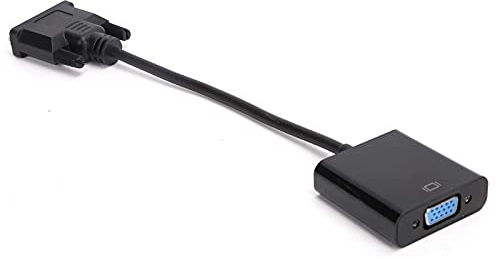 Eminchu Adattatore DVI Maschio a VGA Femmina, Convertitore Durevole DVI 24+1 a VGA, Connessione Affidabile per Computer Desktop e Tablet, 1 Unità