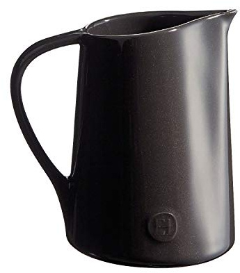 Emile Henry Eh791520 Pichet Céramique Noir Fusain 16 X 12 X 18 cm