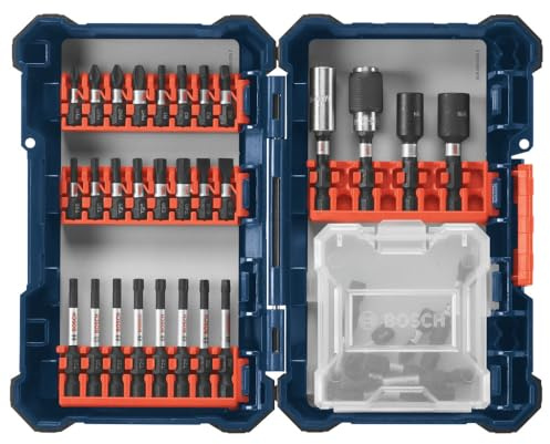 BOSCH SDMS40 40-teiliges Schraubensystem-Set für Schraubendreher, robust, für Schraubenanwendungen