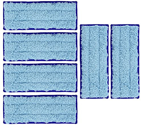 Neutop Waschbares Nasswischpad f眉r iRobot Braava Jet 240, 241, 244, 245, 250 Robotermopps, Blau, 6 St眉ck