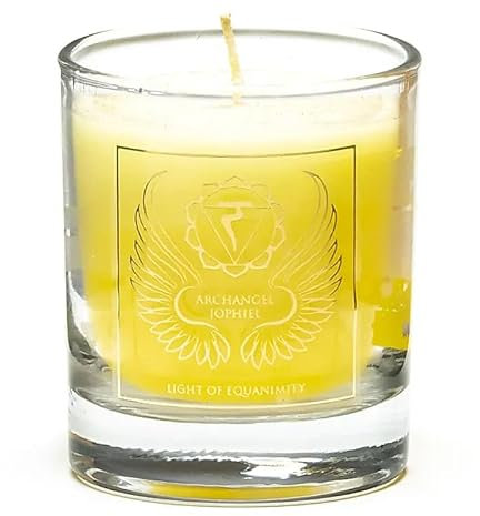 Duftende Votiv-Kerze Erzengel Jophiel 3.Chakra