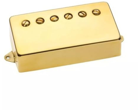 DiMarzio DP 255FG Transition Bridge Humbucker, E-Gitarren Tonabnehmer, Gold Cover