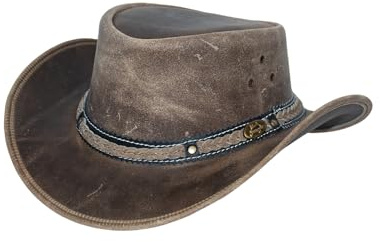 Black Jungle ARAMAC Lederhut Cowboyhut Australienhut Hut