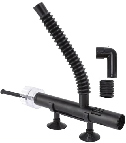 Aquarium Oil Film Skimmer, Aquarium Protein Skimmer Filter mit Flexiblem Schlauch Aquarium Ölentferner für Aquarien Wasserpflanzen