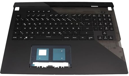 ASUS ROG Strix Scar 17 G733QS original Tastatur inkl. Topcase DE (deutsch) schwarz/schwarz mit Backlight