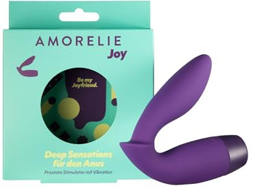 AMORELIE Joy – Prostata-Vibrator Melt | aus Silikon & ABS | Lila