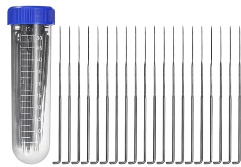 HARFINGTON 100Pcs Wool Felt Needle Set 3.54 Long Thick Handcraft Felting Needles Kit Tool Accessories Supplies for Wool Needle Felting