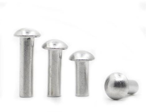 10–50 Stück GB867 M2 M2,5 M3 M4 M5 M6 M8 Aluminium-Vollrundkopfniet, Legierung, selbststeckender Niet (Size : M5 20pcs, Color : 30mm)