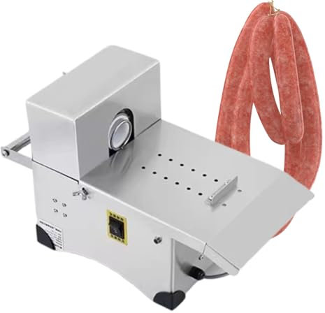 Electric Sausage Tying Machine, 200W Sausage Tying Knotting Machine, Automatic Sausage Linker Machine, Sausage Stuffer Machine, Ham Press Maker,110V
