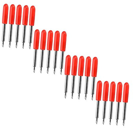 DIYEAH 50 Pezzi Di Plotter Da Taglio in Vinile Multi-angolo (30° 45° 60°) Di Ricambio Per Utensili Da Taglio Di Precisione