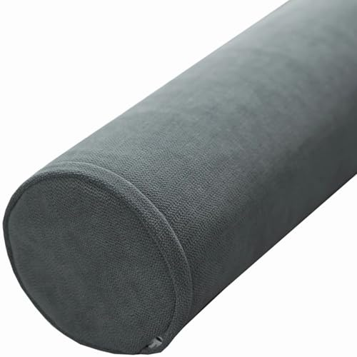 Hoowarm Rollenkissen 60cm 80cm 40cm Nackenkissen for Nacken, Rücken, Lendenwirbelsäule Multifunktional Rohrkissen Abnehmbar Waschbar für Betten und Sofas Yoga(A1,20x55cm/8x21in)
