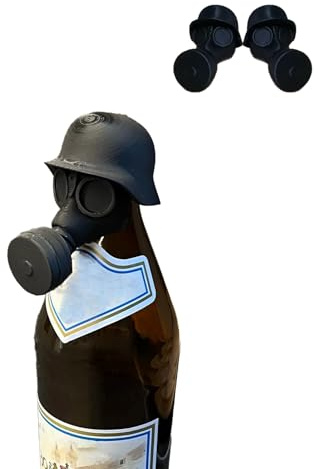LUHOCIY 2 Stück Sektverschluss, Flaschenverschluss, Sektflaschenverschluss, Geeignet für Bierflaschen und Getränkeflaschen, wirksam gegen Staub und Verschmutzung, hält Getränke frisch