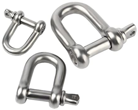 d schackel， 304 Stainless Steel Style D-Type Shackle U-Shaped Standard and Reuse Shackle(M12)