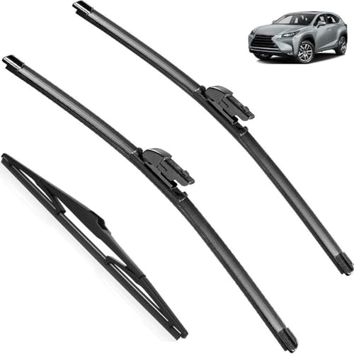 MaZHIYIn Escobilla Kit de Alto Rendimiento, Fácil Instalación, Hojas Planas Originales,para Lexus NX 200 300 NX200 NX200t NX300h 2014-2018