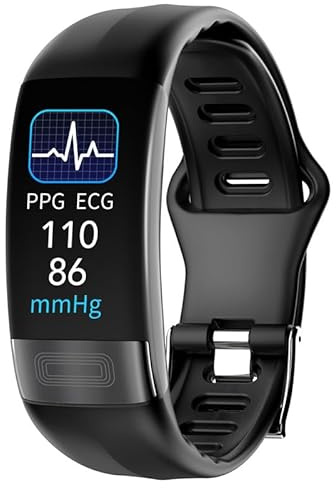 MEIION Frendorf | Smart Armband Blutdruckmonitor | EKG, Herzfrequenz, Sauerstoffsättigung & Schlaftracker Smart Armband mit Blutdruckmonitor, EKG, Herzfrequenz, Sauerstoffsättigung & Schlaftracker