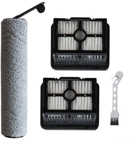 For Dreame H12S AE Cordless Wet & Dry Vacuum Cleaner Roller Brush Filters Complete Set with Lint Brush and Dust Capturing Filters (A)