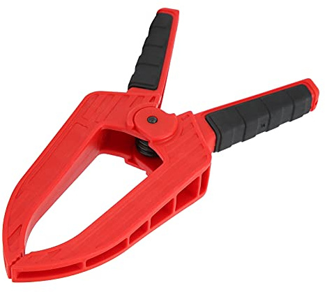 Spring Clamp Long Flat Nose Plastic Woodworking Clamp Carpenter Fixing Clip Heavy Duty Clamping Tool for Woodworking Carpentry Projects ABS Plastic Durable Construction (3-inch Opening 75MM deep