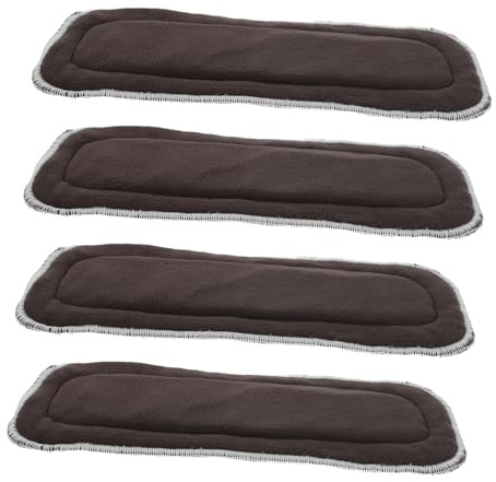 HAMPPLIES 4pcs Nano Quick-Drying Diapers Layers High Absorbing Reusable Washable Inserts Pads for Boy Girl Cloth Diapers Nappy Pee Pads