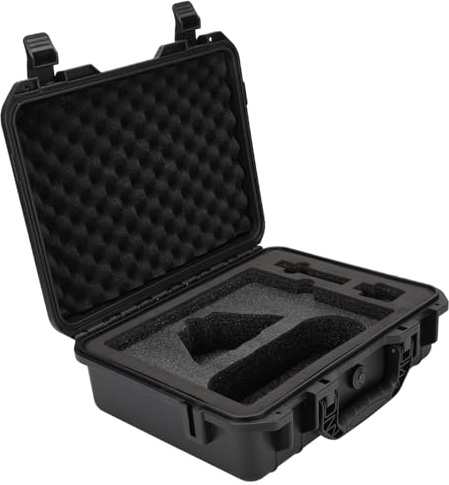 Aolidsive Scatola Portaoggetti Satellitare Antiurto, Custodia Impermeabile per Mini Parabola, Custodia Protettiva Durevole e Portatile per Mini Parabola e Accessori