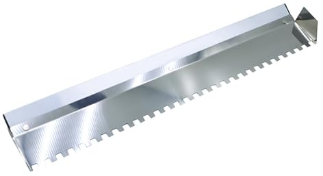 Grande cazzuola per piastrelle con intaglio quadrato in acciaio inox per pavimentazione e muratura