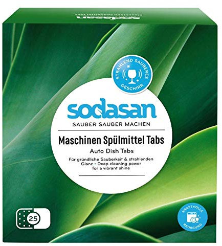 Sodasan Maschinen Spülmittel Tabs, 25 Stück, 500g