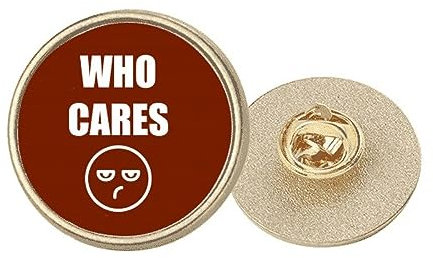 Care Expression Results Art Deco Brosche, rund, Metall, goldfarben, M, Metall