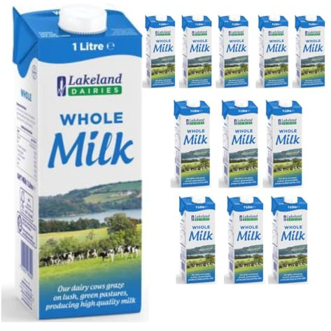 Lakeland Lakeland Whole Milk 3.25% Milk Fat (1LT) x 12 Pieces