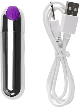 Vibrador Minivibrador de masaje para mujer, 10 modos de vibración tipo bala, impermeable, de poco ruido, masturbadores para mujeres, masaje de clítoris y punto G