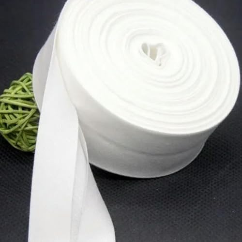 VICIYOO 3 cm extra breites Schrägband aus Baumwolle, einfarbig, Kariertes Druckmuster, einfache Falte, Nähen, DIY-Kleidung, Stoffzubehör