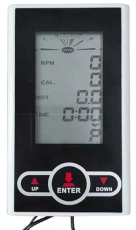 Velocímetro de ciclo, computadora de ciclo de ejercicio con pantalla LCD, medición de velocidad y calorías, accesorios de gimnasio para ciclismo de interior