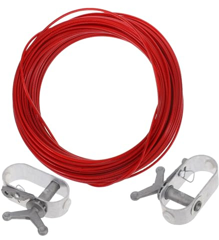 POPETPOP 3piezas y Tensor De Cubierta De Piscina De Recubierto De Pies Kit Completo De Seguridad para Cubiertas De Invierno Fácil Instalación para Mantenimiento De Piscinas