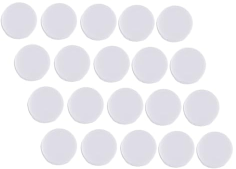 KOCKSHION Boîte à Plastique Blanche 15 Mm pour Garçon et Filles 50 Pièces Son Claire Sensoriel Bricolage Bébé Accessoires Sonore Animaux Usage Créatif
