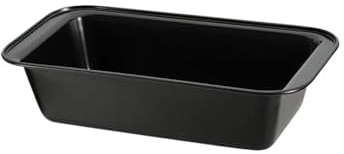 Molde rectangular antiadherente de acero al carbono for hornear pan molde, tostadas y brownies. Utensilios cocina for pasteles carne otros productos(20CM)